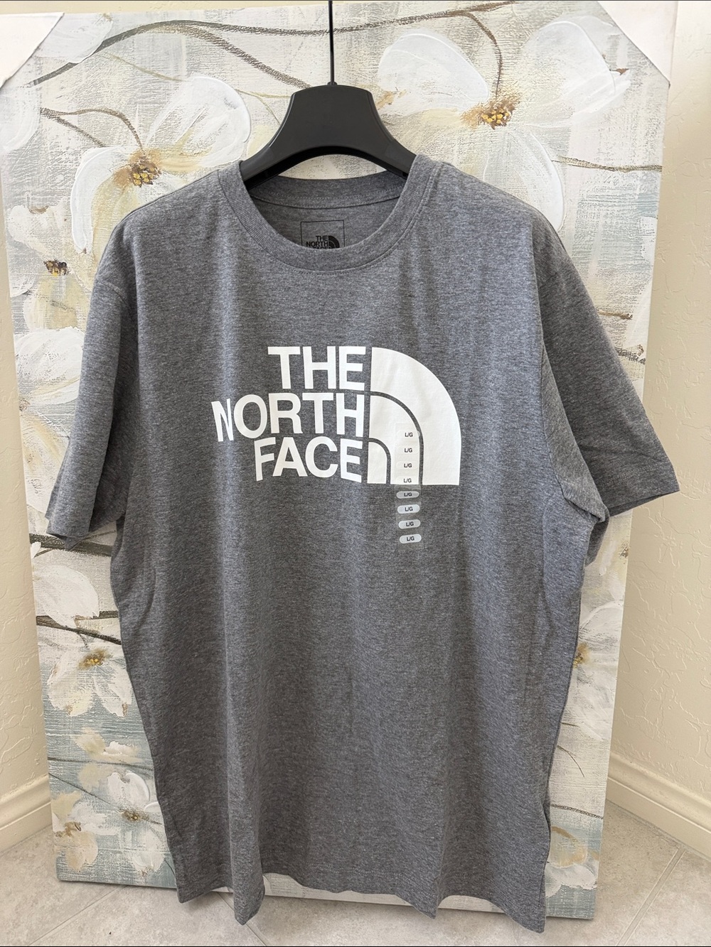 The North Face Gray Short-Sleeve Logo Tee